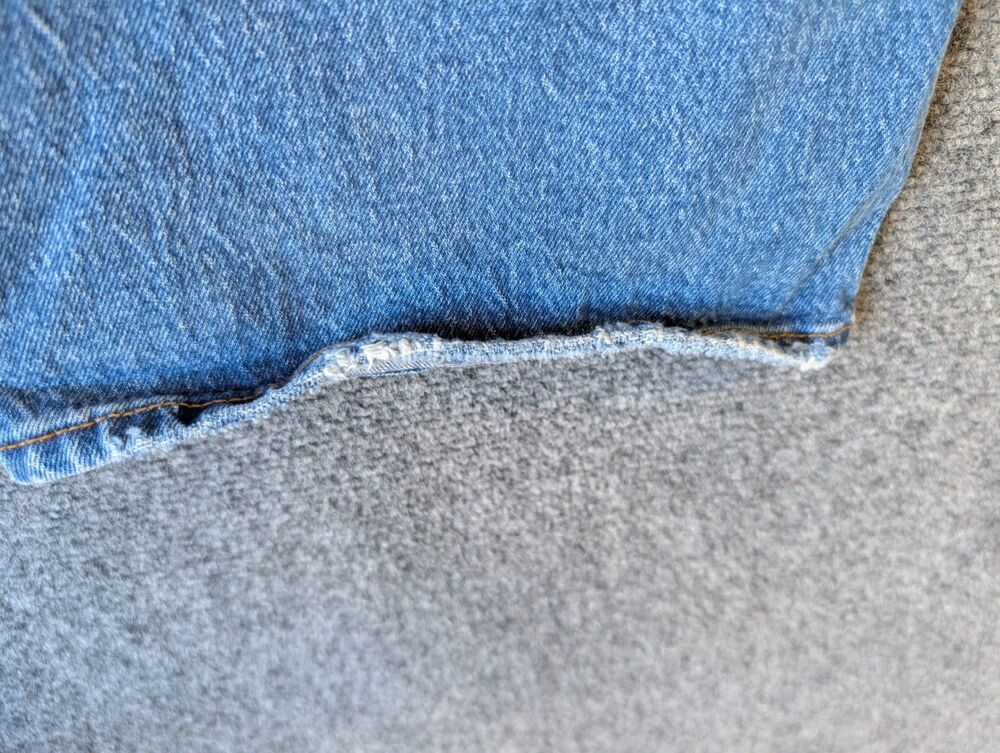 Abercrombie Jeans Women 33 16S 90s Baggy Low Rise Curve Love Distressed - Picture 12 of 15